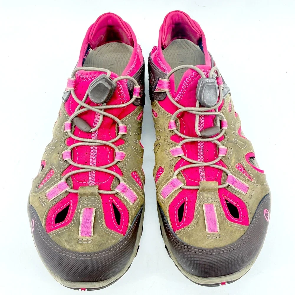 Merrell Hiking Sandals Womens 9.5 Boulder Fuchsia Vibram Water Shoes Outdoor - Picture 5 of 12